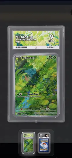 Pokemon TCG Bulbasaur 166/165 S&V 151 Special Illustration Rare NM/M Condition - Image 1