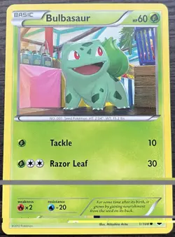Bulbasaur 1/108 Pokemon TCG Black & White Dark Explorers Common MINT NM - Image 1