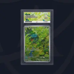 Pokemon Card TCG: Bulbasaur 166/165 - SV Scarlet & Violet 151 IR - Graded Ace 9 - Image 3