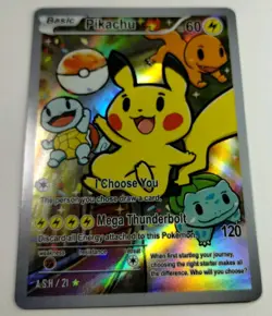 Pikachu After Skool Hobby non-TCG Pokemon Card Charmander Squirtle Bulbasaur - Image 2