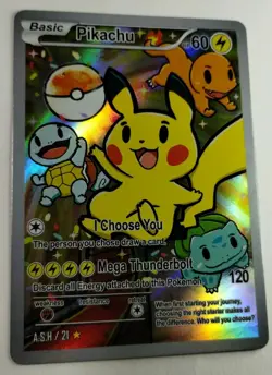 Pikachu After Skool Hobby non-TCG Pokemon Card Charmander Squirtle Bulbasaur - Image 4