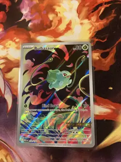 Bulbasaur 133/132 - Stamped Illustration Rare - Mega Evolution - Pokemon TCG NM - Image 1