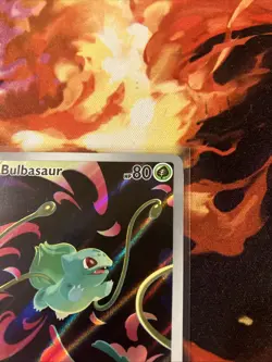 Bulbasaur 133/132 - Stamped Illustration Rare - Mega Evolution - Pokemon TCG NM - Image 4