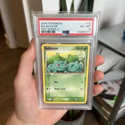 Pokemon TCG POP Series Promos 2 Bulbasaur 12/17 Regular English PSA 6 - Image 1