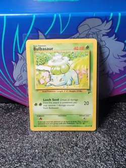 Pokemon TCG Bulbasaur Base Set 2 67/130 Regular MP. - Image 1