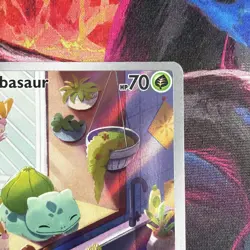 Pokemon TCG Bulbasaur Card Stellar Crown Illustration Rare, Card 143/142 - Image 3