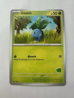POKEMON TCG ODDISH CARD MY FIRST BATTLE BULBASAUR DECK ENGLISH - Image 1