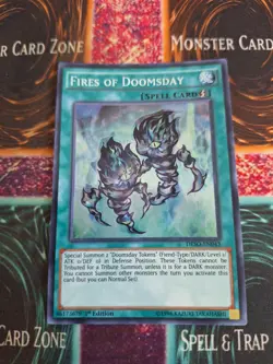 Yugioh Fires of Doomsday DESO-EN043 Super Rare 1st Edition Near Mint - Image 1