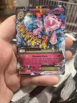 M Diancie EX Promo Holo Mega XY44 XY Pokemon Card 190 HP English - Image 1