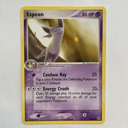 Pokemon TCG Espeon EX Sandstorm 16/100 Regular Rare Card - Image 1