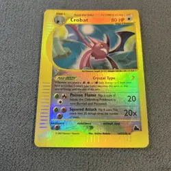Crystal Crobat Reverse Holo - 147/144 - Skyridge - Pokemon Card - LP - Image 2