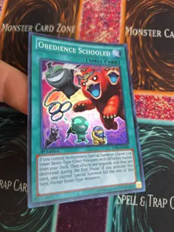 Yugioh Obedience Schooled LVAL-EN088 Super Rare 1st Edition Near Mint - Image 2