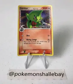 Larvitar 73/113 - EX Delta Species *NM* STAMPED Reverse Holo Pokemon Card - Image 1