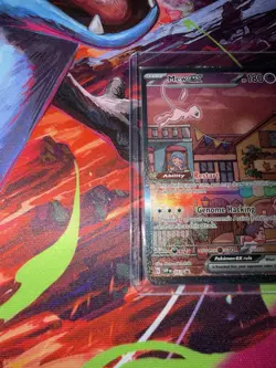 Pokemon Mew EX 053 Sv: Scarlet & Violet Promo Full Art Holo Card 180 HP - Image 3