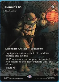 Donnie's Bo Shadowspear (Borderless) Teenage Mutant Ninja Turtles NM (514221) - Image 1