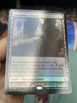 FOIL STOMPING GROUND Masterpiece Series: Zendikar Expeditions Magic • MTG (2118) - Image 2