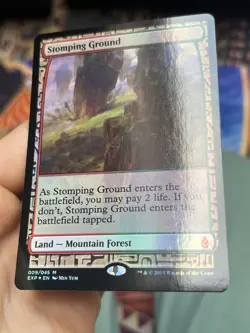 FOIL STOMPING GROUND Masterpiece Series: Zendikar Expeditions Magic • MTG (2118) - Image 3