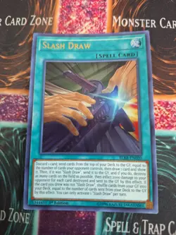 Yugioh Slash Draw BLRR-EN020 Ultra Rare 1st Edition Near Mint - Image 1