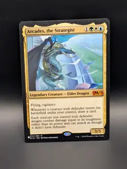 MTG - Arcades, the Strategist - Legendary Creature - M19 LIST #212 - Mythic - Image 1
