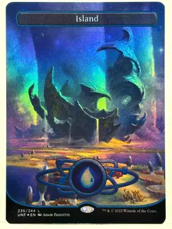 Island NM/M* FOIL BORDERLESS Unfinity ENGLISH 236/244 mtg -UnltdCards - Image 1