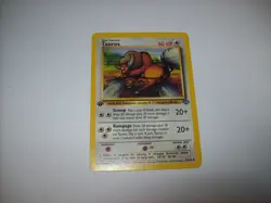 Tauros 47/64 1st Edition Vintage Jungle Pokemon Uncommon NM Free Shipping - Image 2