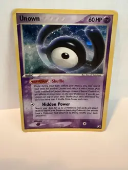2005 POKEMON EX UNSEEN FORCES H/28 UNOWN-HOLO - Image 1