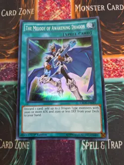 Yugioh The Melody of Awakening Dragon CROS-EN091 Super Rare 1st Edition NM - Image 1
