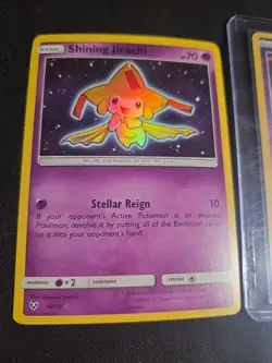 Pokemon TCG Shining Jirachi 42/73 Shiny Holo Rare, Near Mint Condition - Image 1