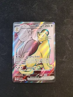 Pokemon Team Rocket's Persian ex 219/182 Sv10: Destined Rivals Holo - Image 1
