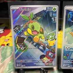 Pokemon First Partner Illustration Rare Turtwig Chimchar Piplup 30th Anniversary - Image 2