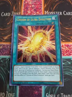 Yugioh Cocoon of Ultra Evolution LED2-EN009 Ultra Rare 1st Edition Near Mint - Image 1