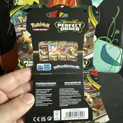Pokemon TCG Perfect Order Art Set of 4 Sleeved booster packs ART SET BRAND NEW! - Image 2
