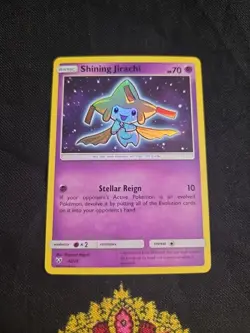Pokemon TCG Shining Jirachi 42/73 Shiny Holo Rare, Near Mint Condition - Image 2