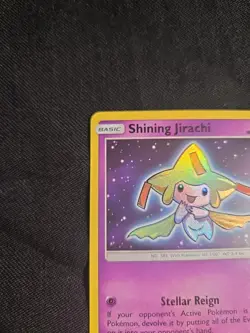 Pokemon TCG Shining Jirachi 42/73 Shiny Holo Rare, Near Mint Condition - Image 3