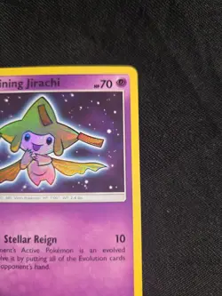 Pokemon TCG Shining Jirachi 42/73 Shiny Holo Rare, Near Mint Condition - Image 5