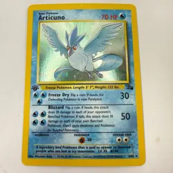 Pokemon Articuno 2/62 Fossil 1st Ed Holo Rare EN - Image 2