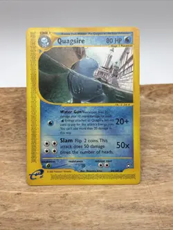 Pokemon TCG Quagsire 030/147 Aquapolis Non Holo Rare Regular NM - Image 1