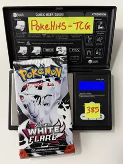 (HEAVY)🔥 22.73g Pokemon TCG White Flare Booster Pack Factory Sealed✅ - Image 1