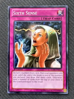 Yugioh Sixth Sense 1st edition common LCJW-EN273 LP/NM - Image 1
