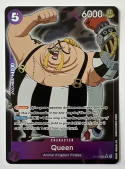 NM Queen ST04-005 Alt Textured Sec Foil PRB01 One Piece Tcg Bandai English NM - Image 1