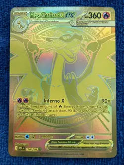 Gold Mega Charizard X EX 130/094 - English - Pokemon Phantasmal Flames - Image 1