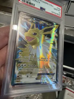 2017 Jolteon Ex Mega Powers Colleciton Promo #28a FA PSA 10 - Image 4