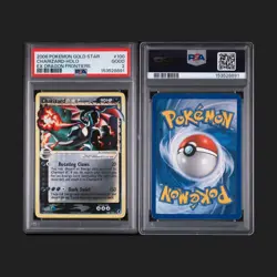 2006 POKEMON EX DRAGON FRONTIERS GOLD STAR #100 CHARIZARD-HOLO PSA 2 - Image 3