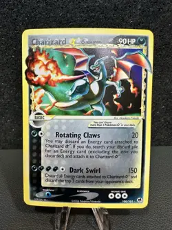 2006 Pokemon TCG Ex Dragon Frontiers Gold Star Charizard Holo #100 - Image 1