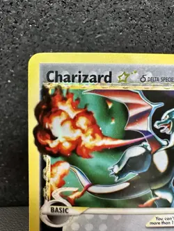 2006 Pokemon TCG Ex Dragon Frontiers Gold Star Charizard Holo #100 - Image 2