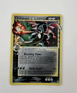 Pokemon Gold Star Charizard Holo EX Dragon Frontiers Card 100/101 2006 - Image 1