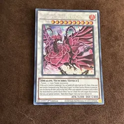 Yugioh Ruddy Rose Dragon LIOV-EN035 Secret Rare 1st Ed NM - Image 1