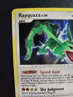 Rayquaza - 14/146 - 2008 Legends Awakened Holo Pokemon Card - MP/HP - Image 2