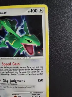 Rayquaza - 14/146 - 2008 Legends Awakened Holo Pokemon Card - MP/HP - Image 3