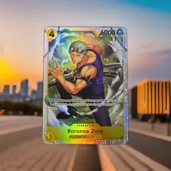 Roronoa Zoro SR OP15-113 ENGLISH ONE PIECE Card Adventure on KAMI’s Island OP15 - Image 1